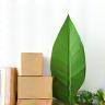 Fournitures de déménagement recyclées et logo éco.